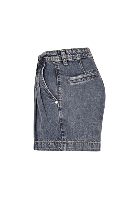 شلوارک جین پیلی دار