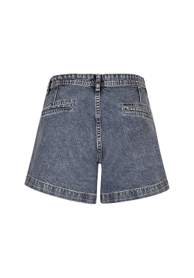 شلوارک جین پیلی دار