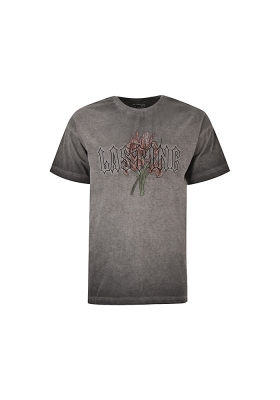 تی شرت آستین کوتاه چاپی و گلدوزی