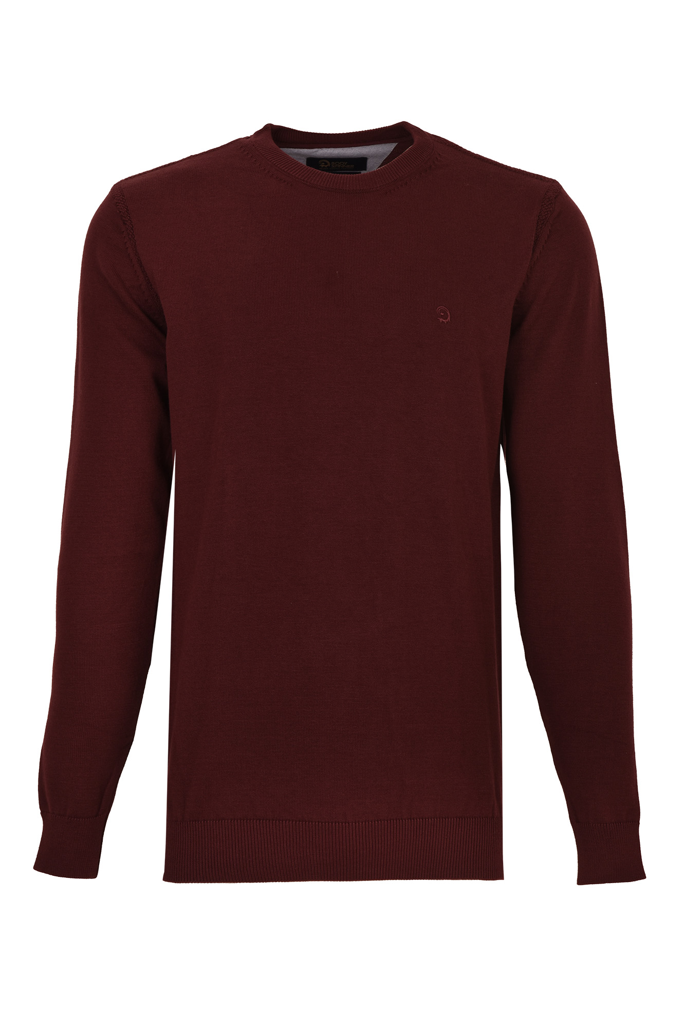 بافت یقه گرد ساده