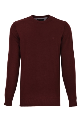 بافت یقه گرد ساده