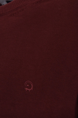 بافت یقه گرد ساده