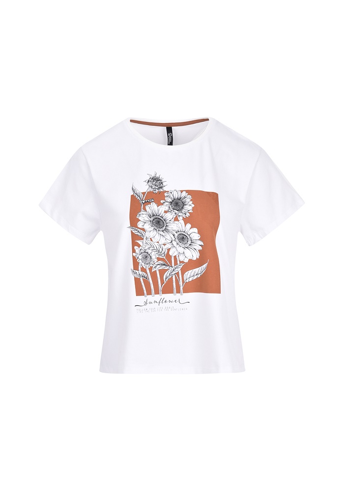 تی شرت زنانه آستین کوتاه چاپی