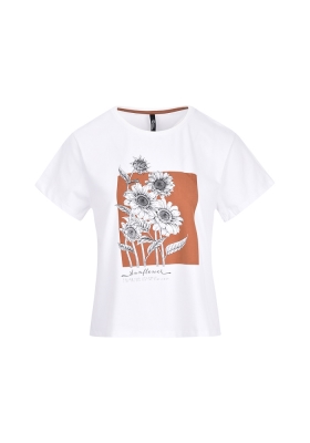 تی شرت زنانه آستین کوتاه چاپی