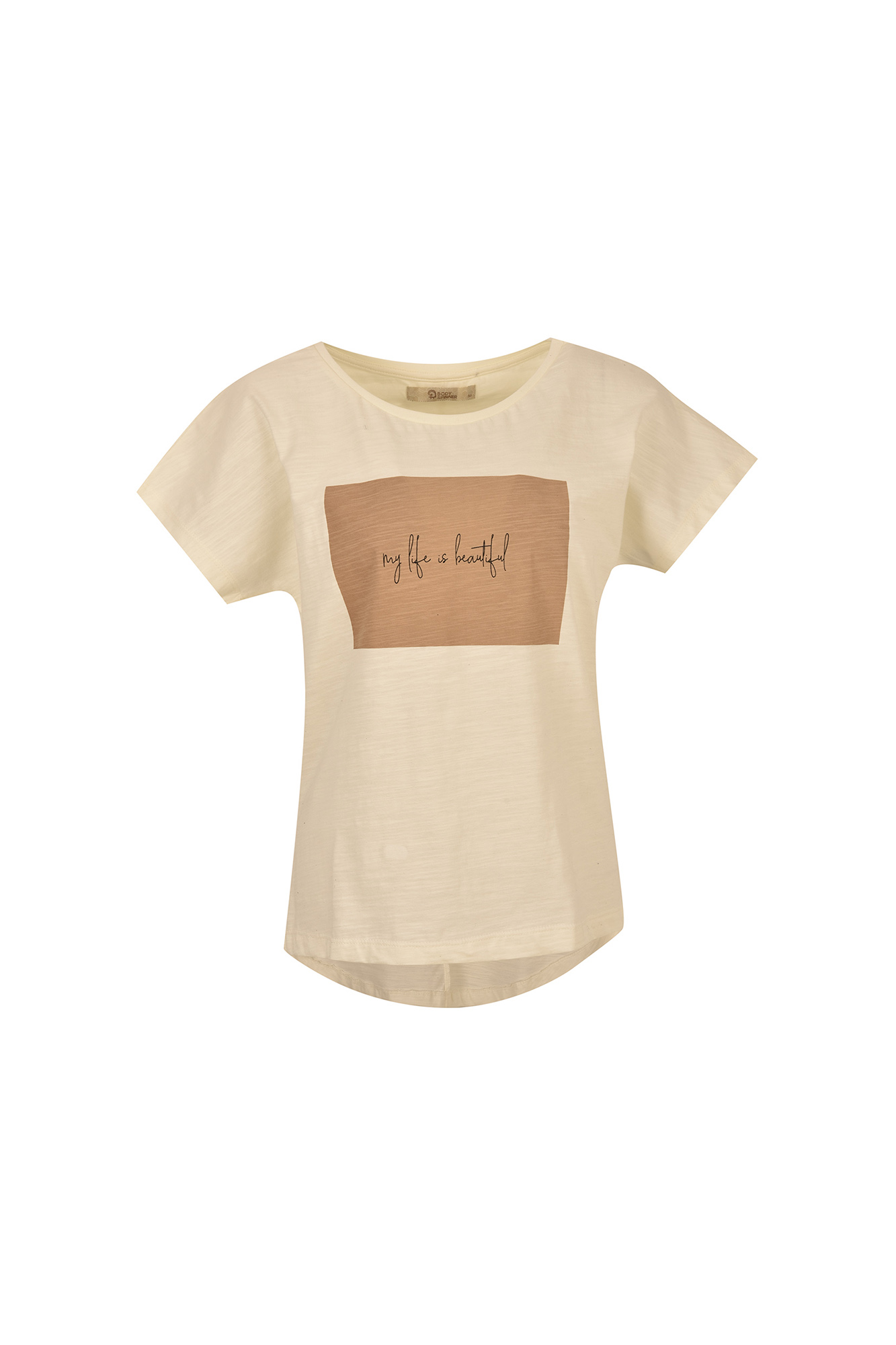 تی شرت آستین کوتاه زنانه چاپ و گلدوزی