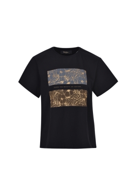 تی شرت زنانه آستین کوتاه چاپی