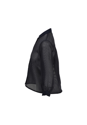 شومیز آستین بلند توری