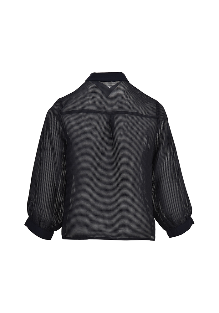 شومیز آستین بلند توری