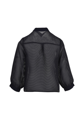 شومیز آستین بلند توری