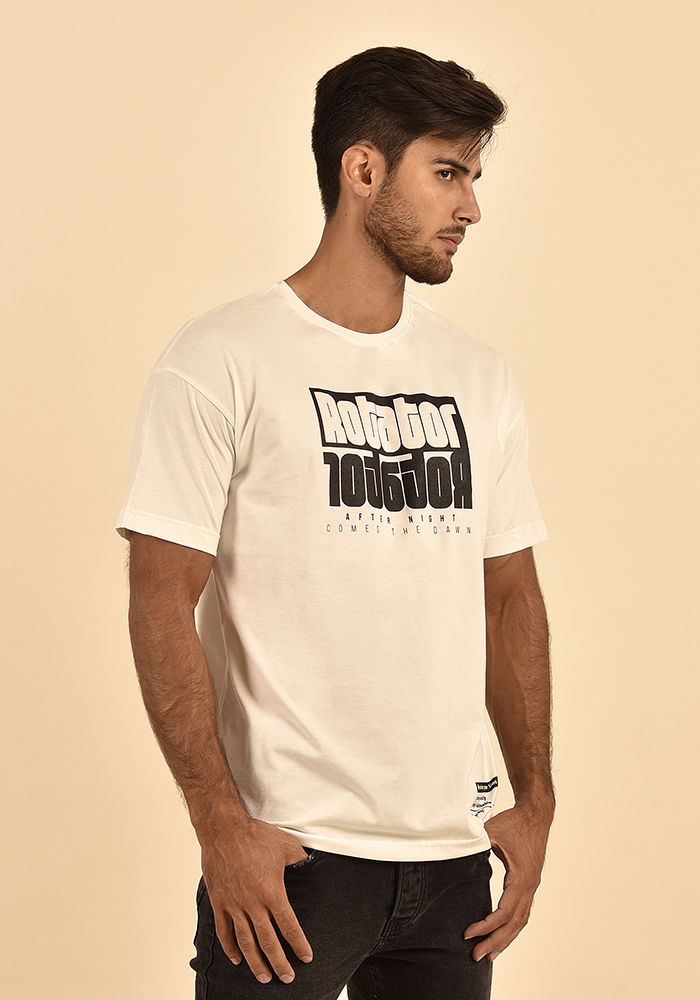 تی شرت آستین کوتاه مردانه چاپی