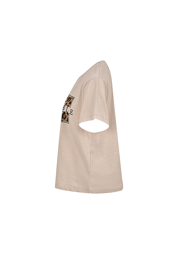 تی شرت آستین کوتاه چاپی زنانه