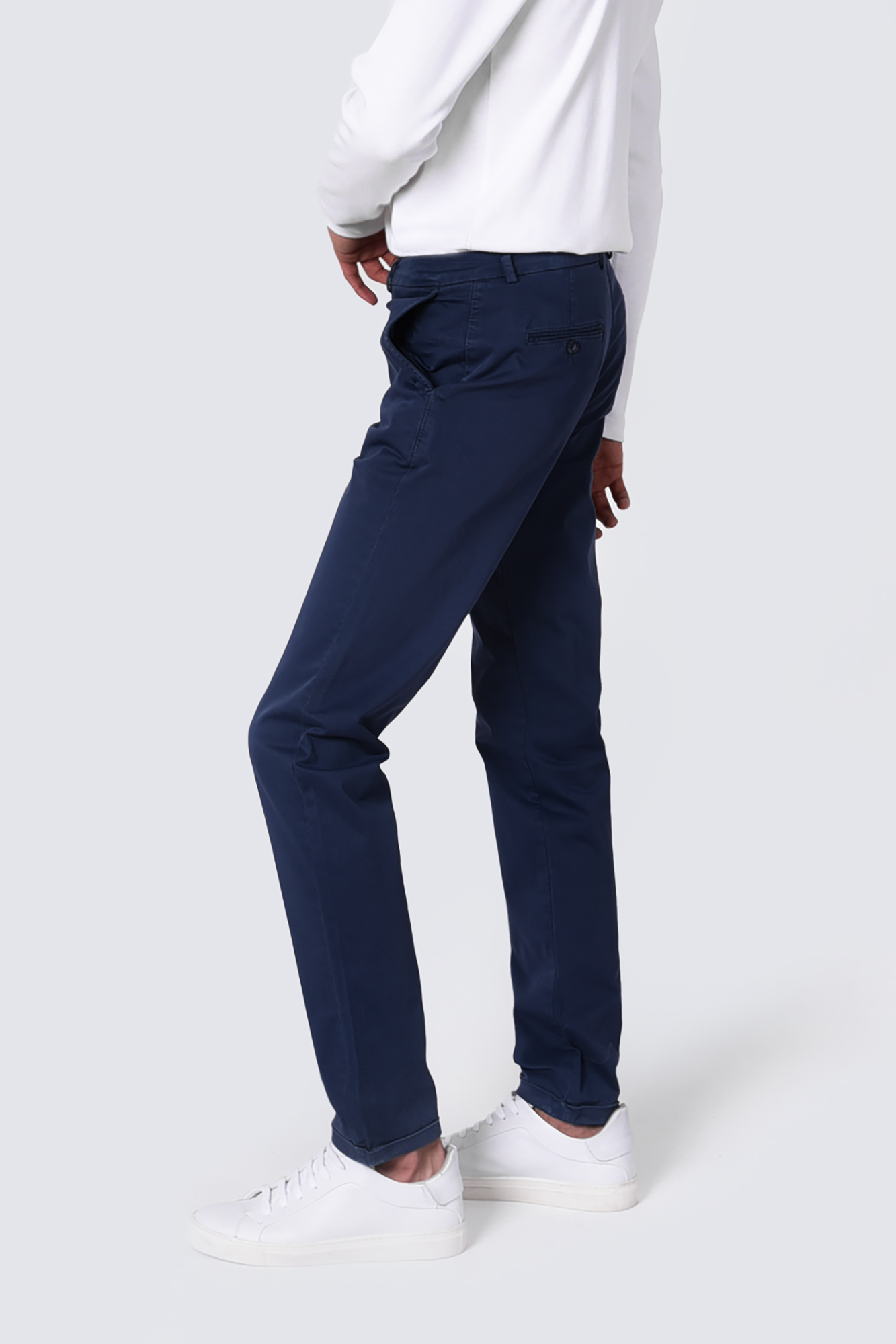 شلوار کتان اسلیم مردانه دمپا دوبل