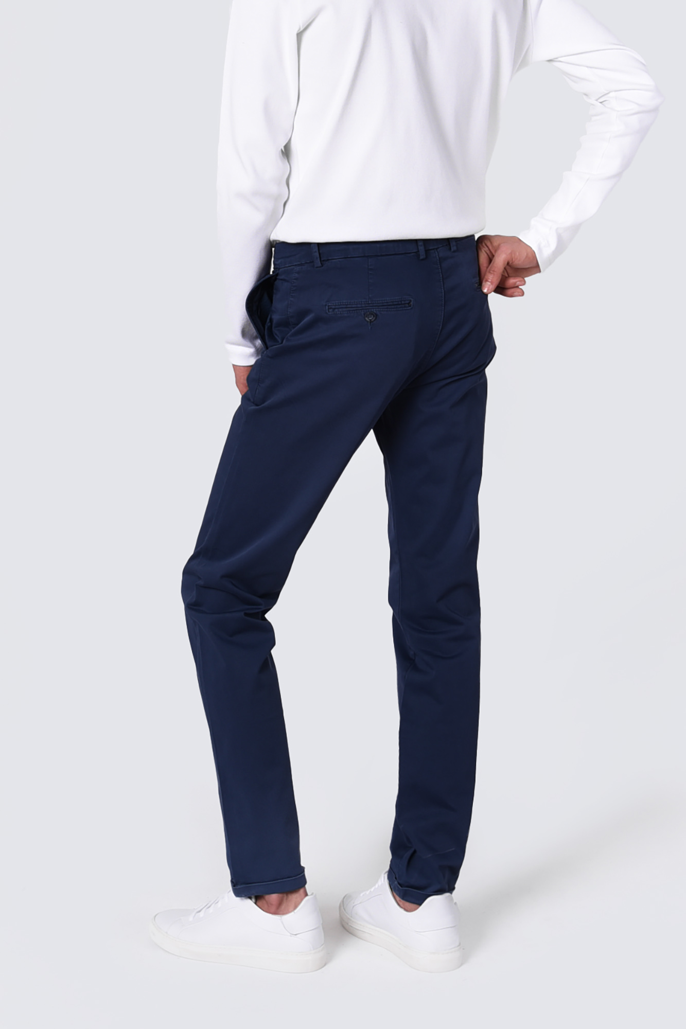 شلوار کتان اسلیم مردانه دمپا دوبل