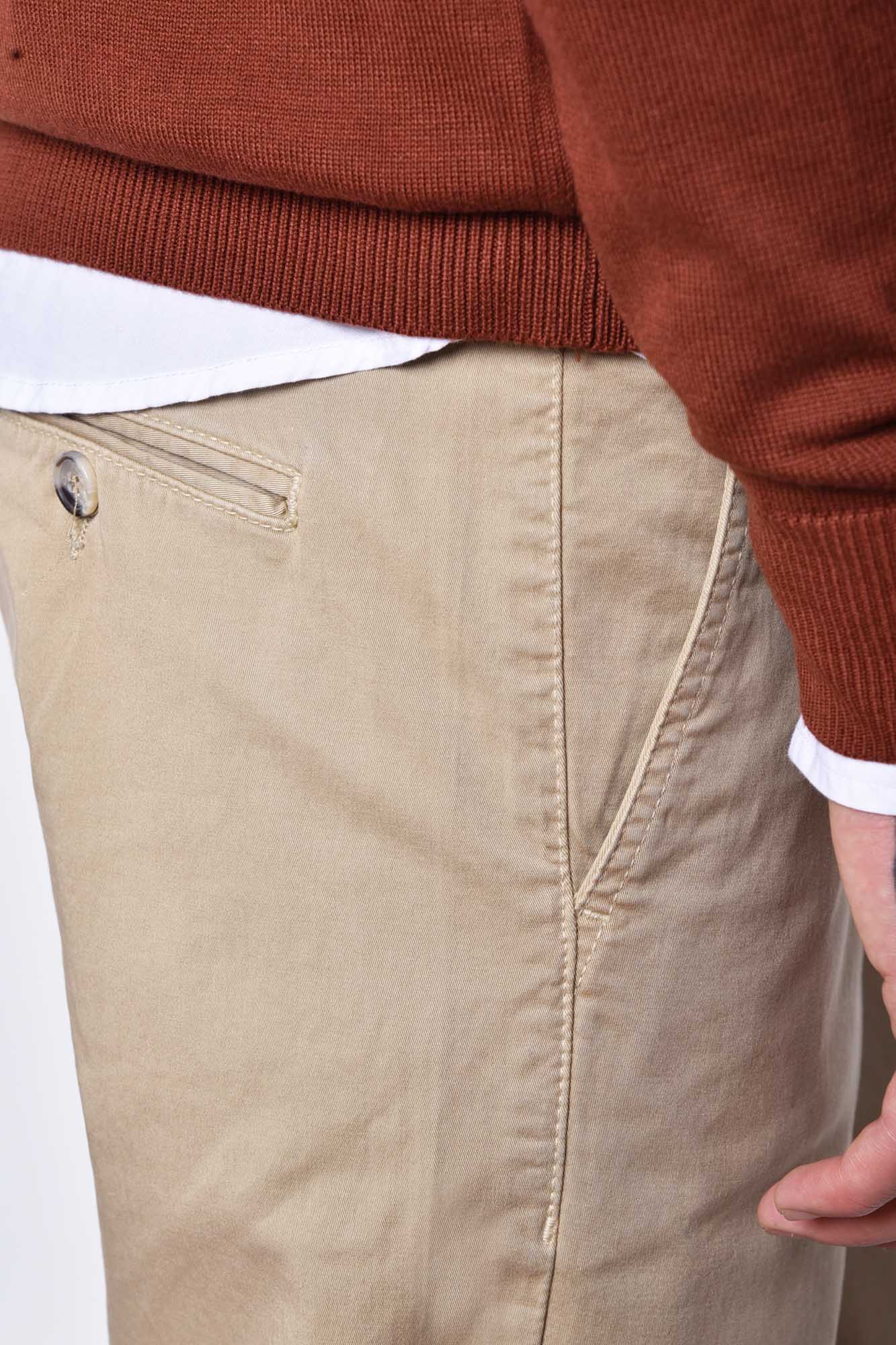 شلوار کتان اسلیم مردانه دمپا دوبل