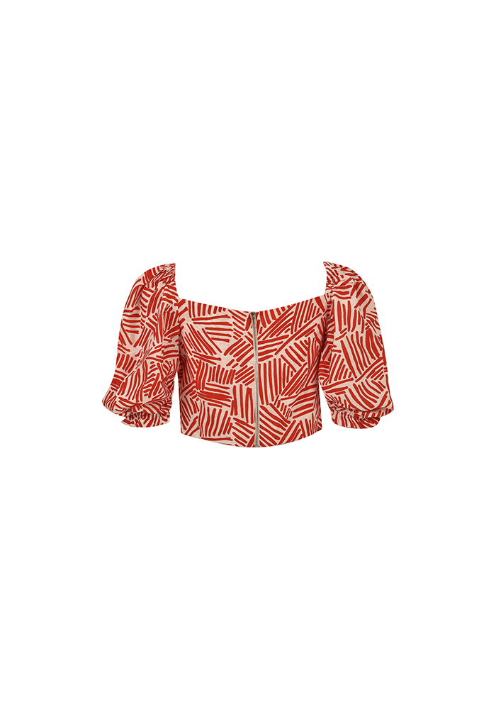 بلوز  آستین پفی