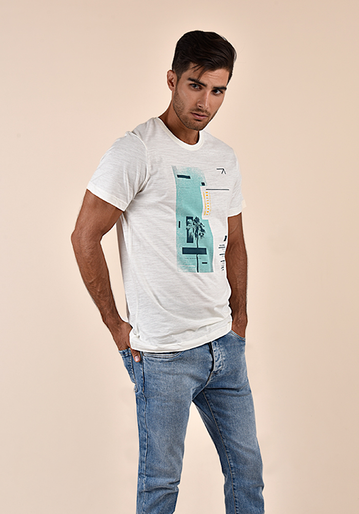 تی شرت آستین کوتاه چاپی