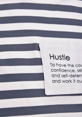 تی شرت مردانه راه راه چاپی