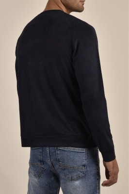 تی شرت آستین بلند یقه گرد مردانه