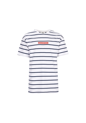 تیشرت آستین کوتاه رینگر چاپ قرمز