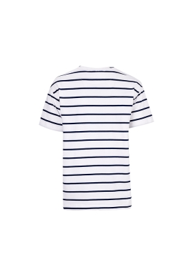 تیشرت آستین کوتاه رینگر چاپ قرمز