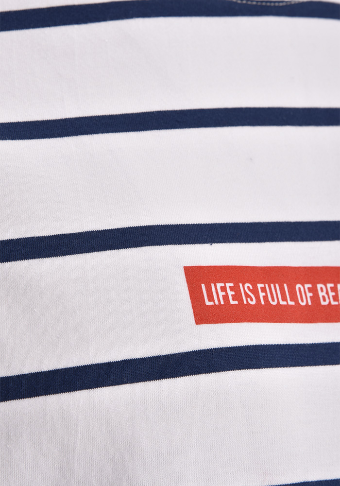 تیشرت آستین کوتاه رینگر چاپ قرمز