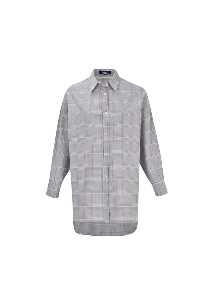 مانتو چهارخونه دوجیب