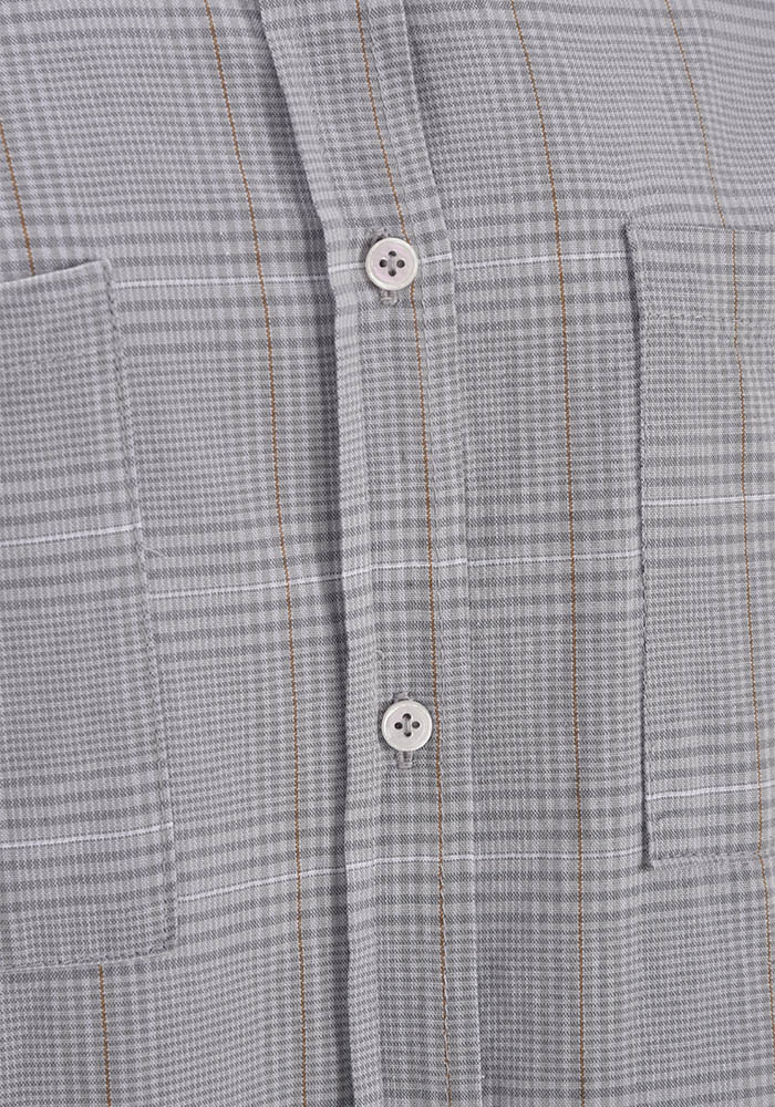 مانتو چهارخونه دوجیب