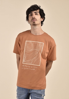 تی شرت آستین کوتاه چاپی