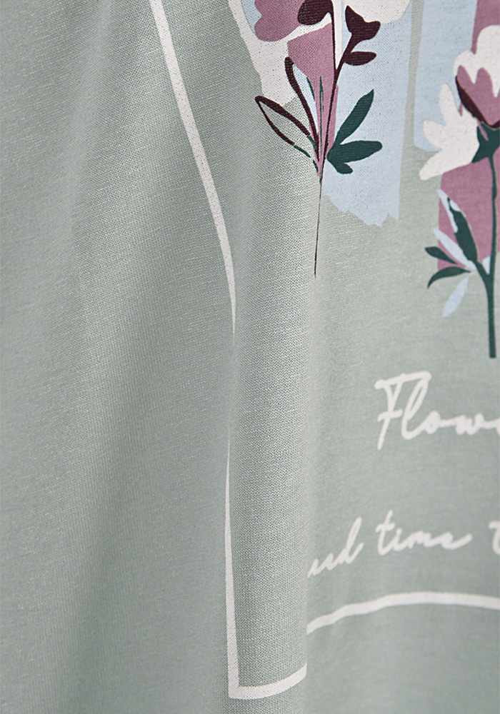 تی شرت زنانه آستین کوتاه چاپی