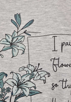 تی شرت زنانه آستین کوتاه چاپی