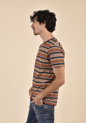 تی شرت مردانه آستین کوتاه ژاکارد