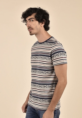 تی شرت آستین کوتاه ژاکارد مردانه