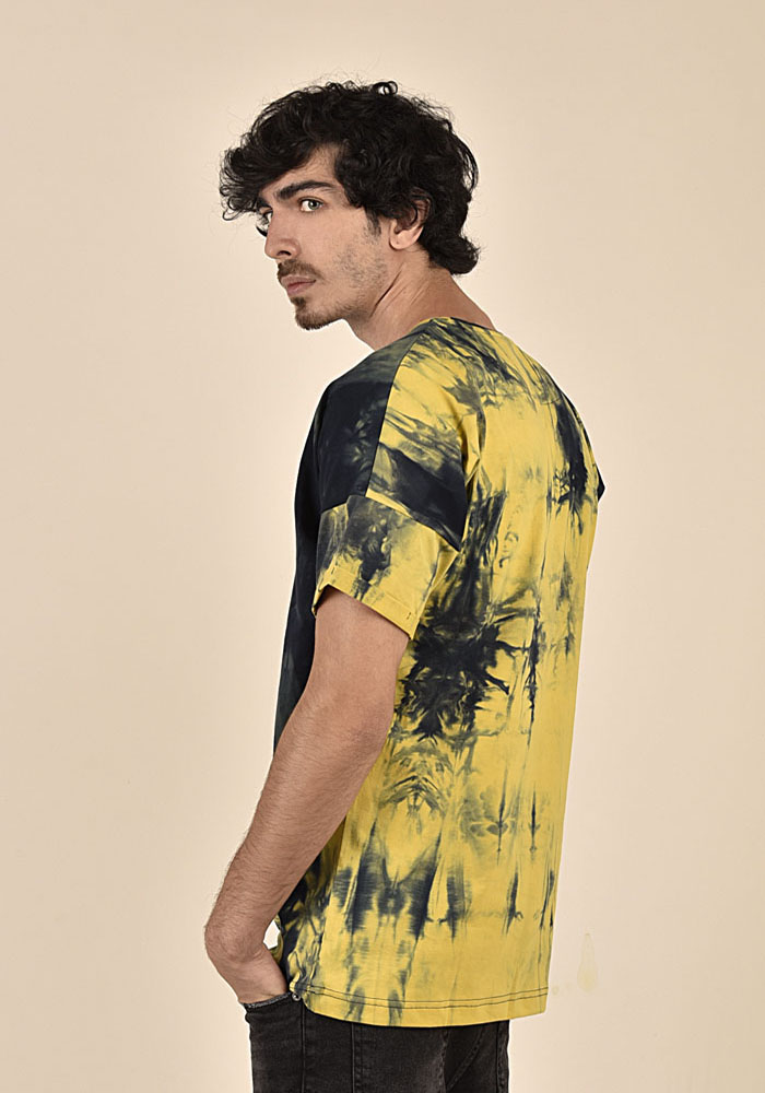 تی شرت مردانه آستین کوتاه آبرنگی