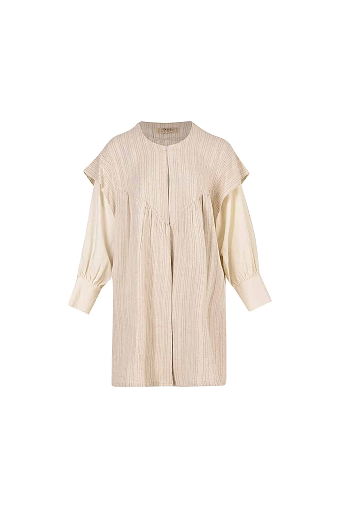 مانتو زنانه لینن راه راه