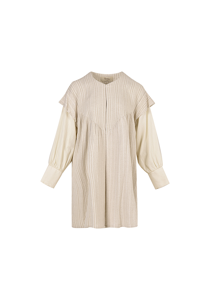 مانتو زنانه لینن راه راه