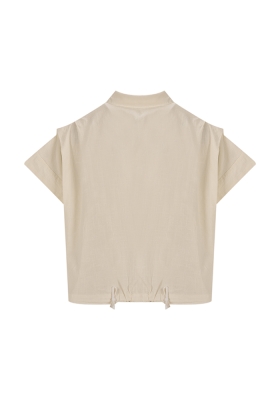 شومیز کراپ جیب از رو