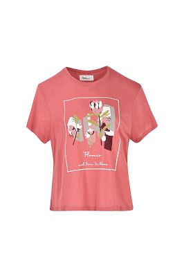 تی شرت زنانه آستین کوتاه چاپی