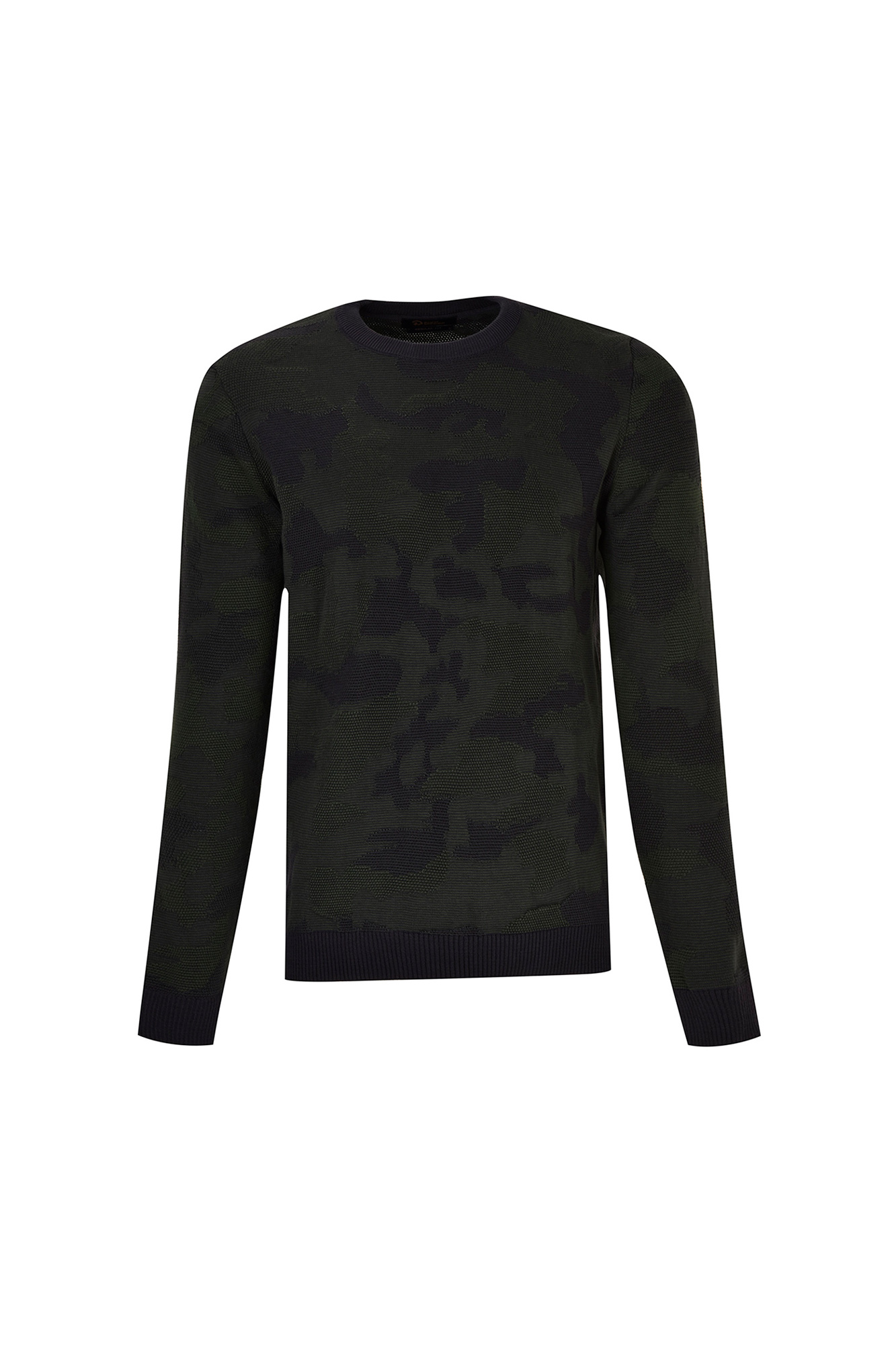 بافت یقه گرد کاموفلاژ