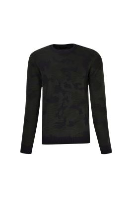 بافت یقه گرد کاموفلاژ