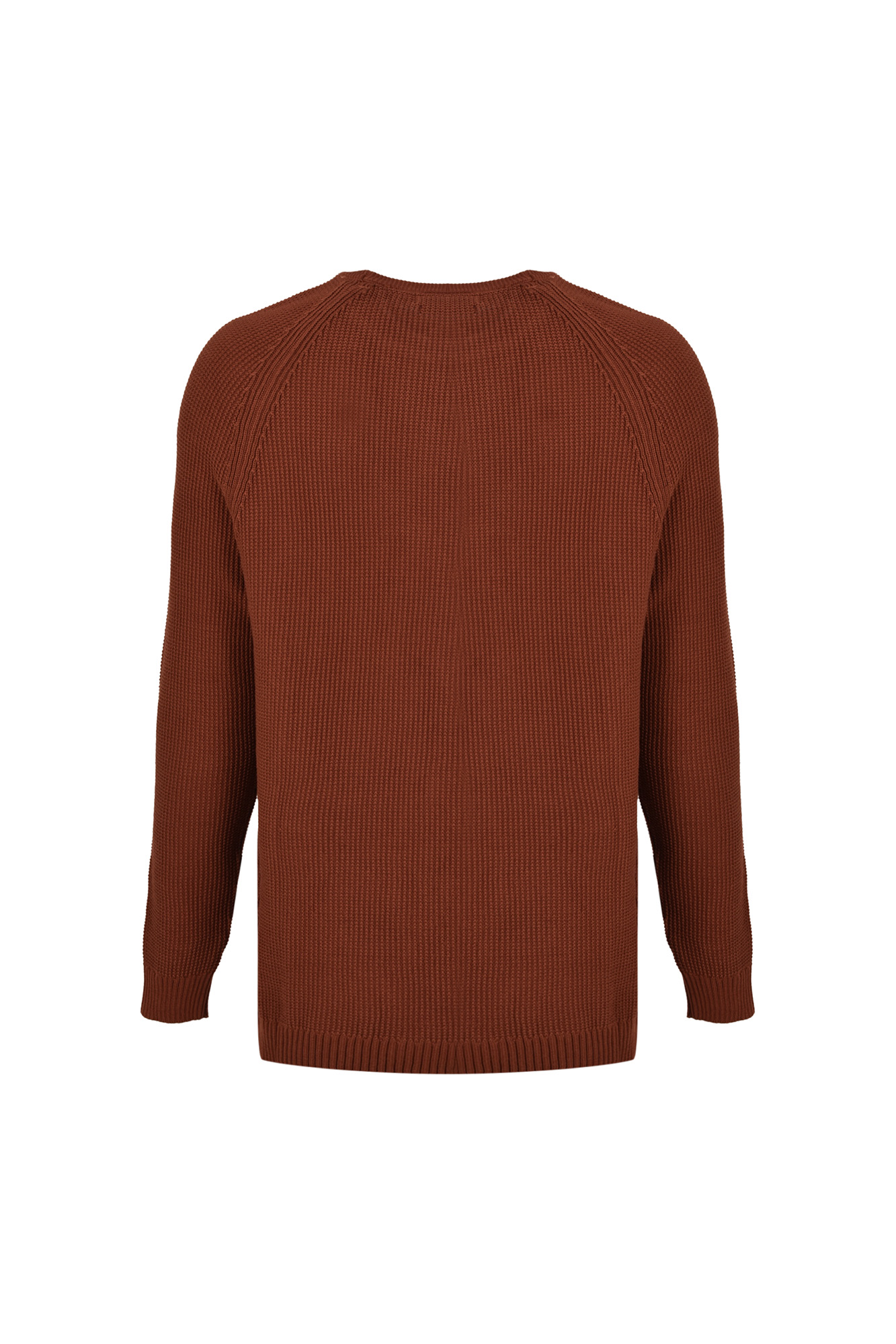 بافت یقه  گرد  آستین رگلان مردانه