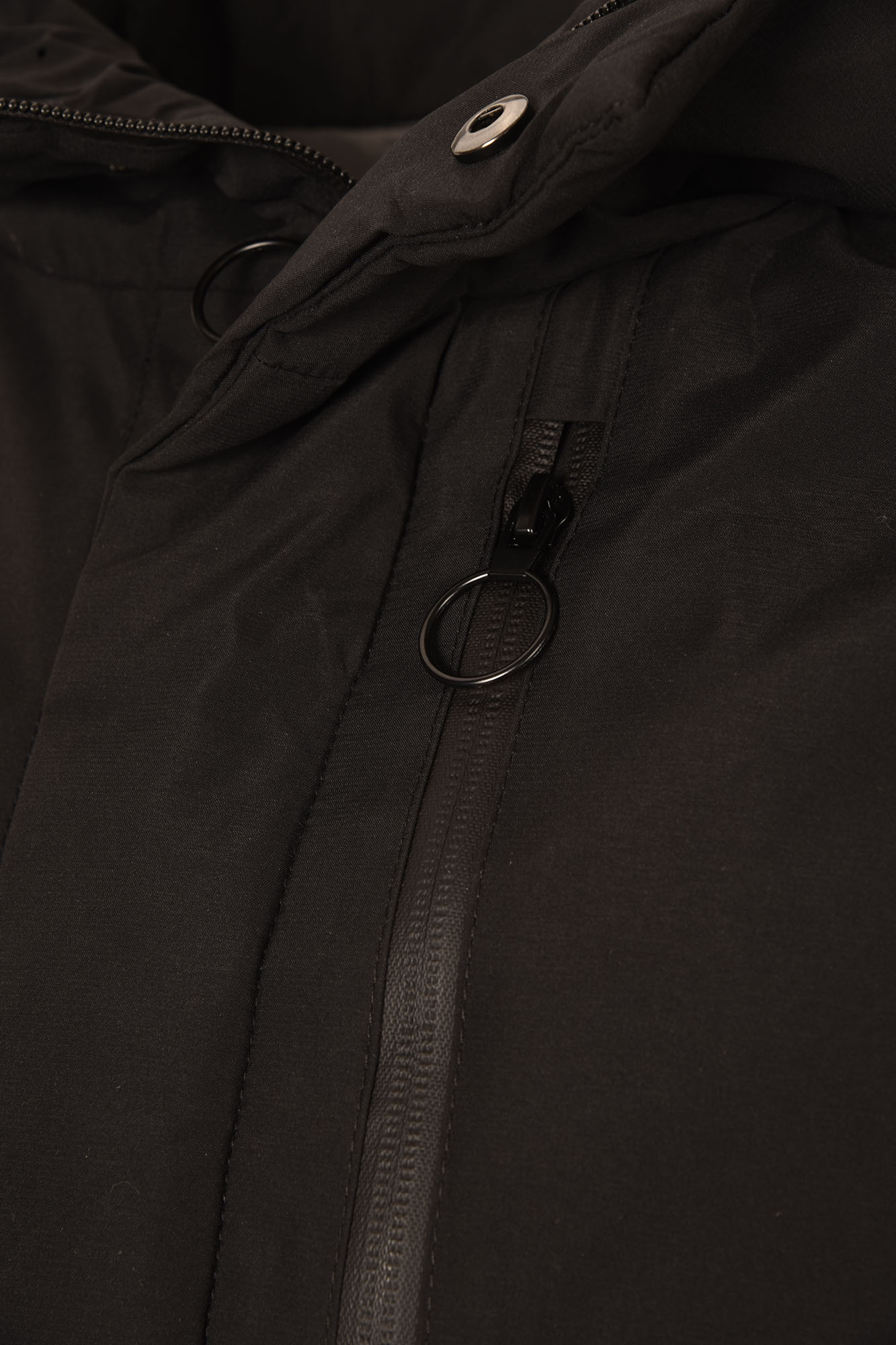 کاپشن مردانه کلاه دار بلند