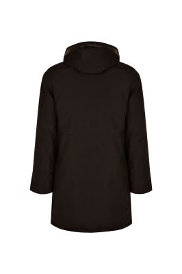 کاپشن مردانه کلاه دار بلند