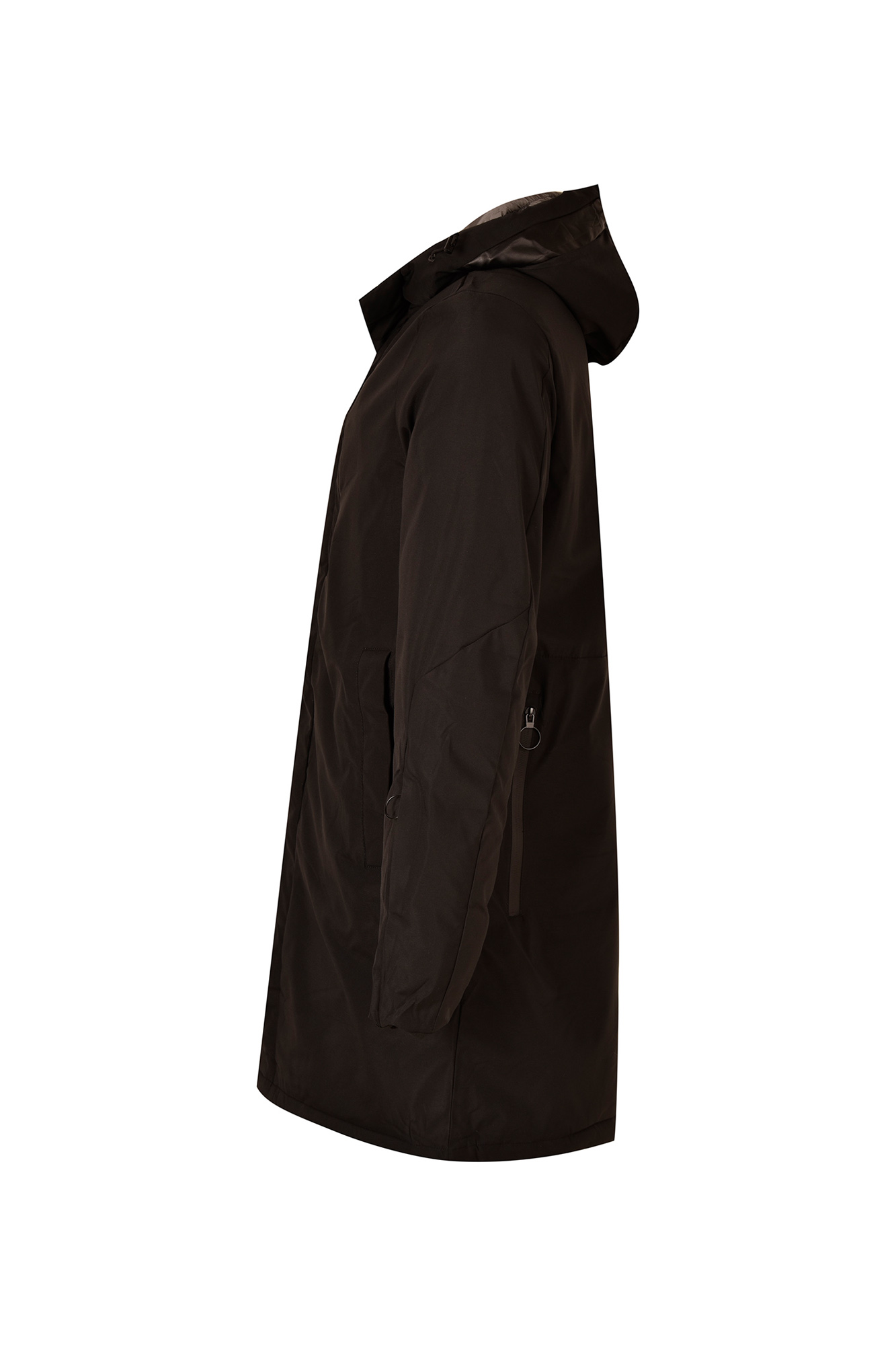 کاپشن مردانه کلاه دار بلند