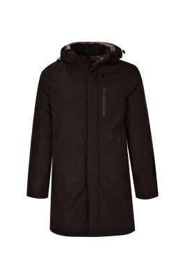 کاپشن مردانه کلاه دار بلند