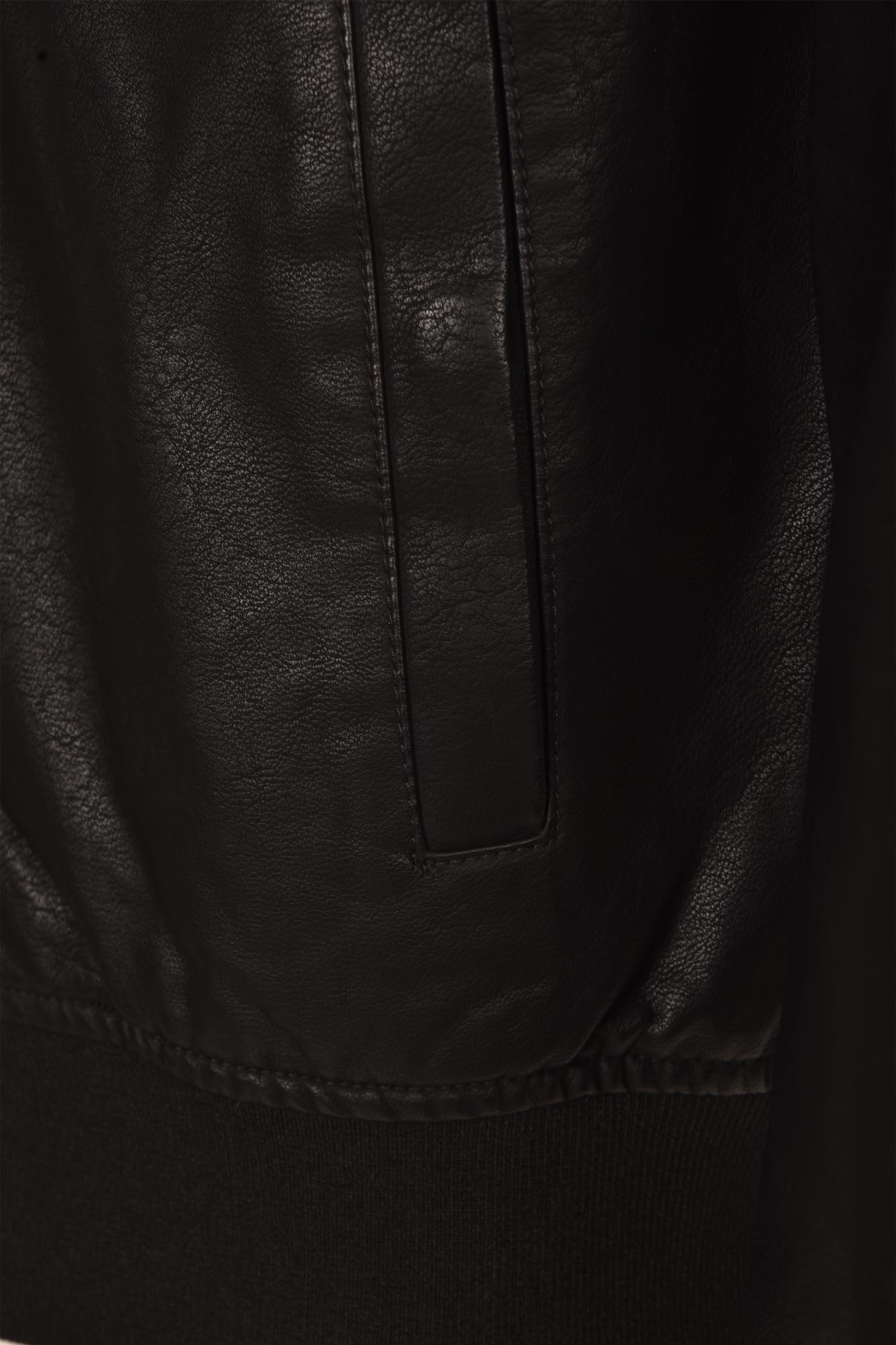 کاپشن بامبر چرم مردانه