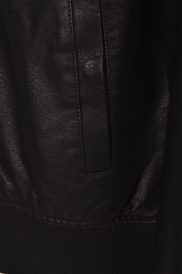 کاپشن بامبر چرم مردانه