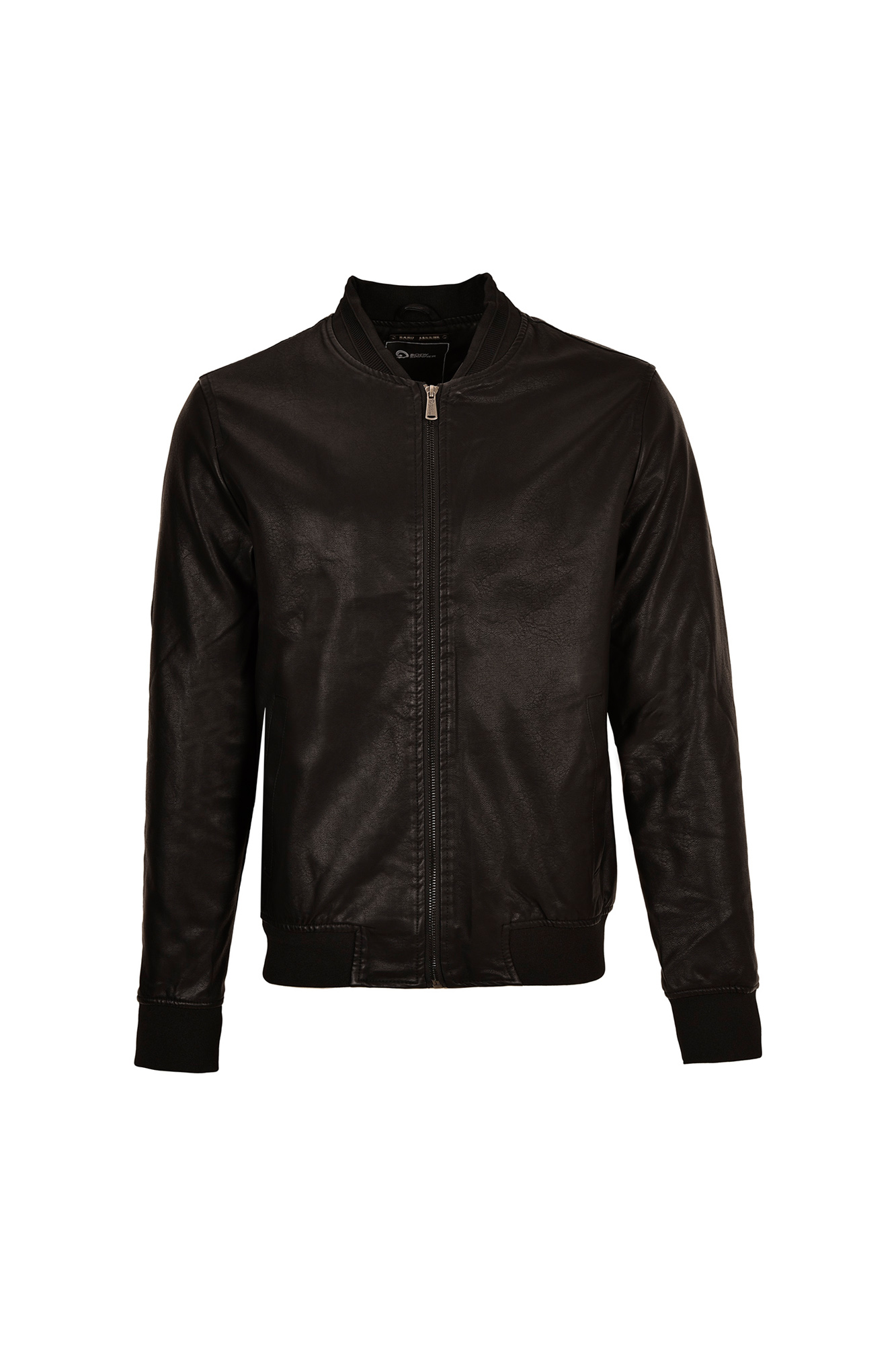 کاپشن بامبر چرم مردانه