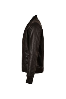 کاپشن بامبر چرم مردانه