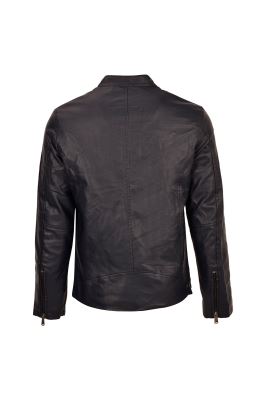 کاپشن ریسیر چرم مردانه