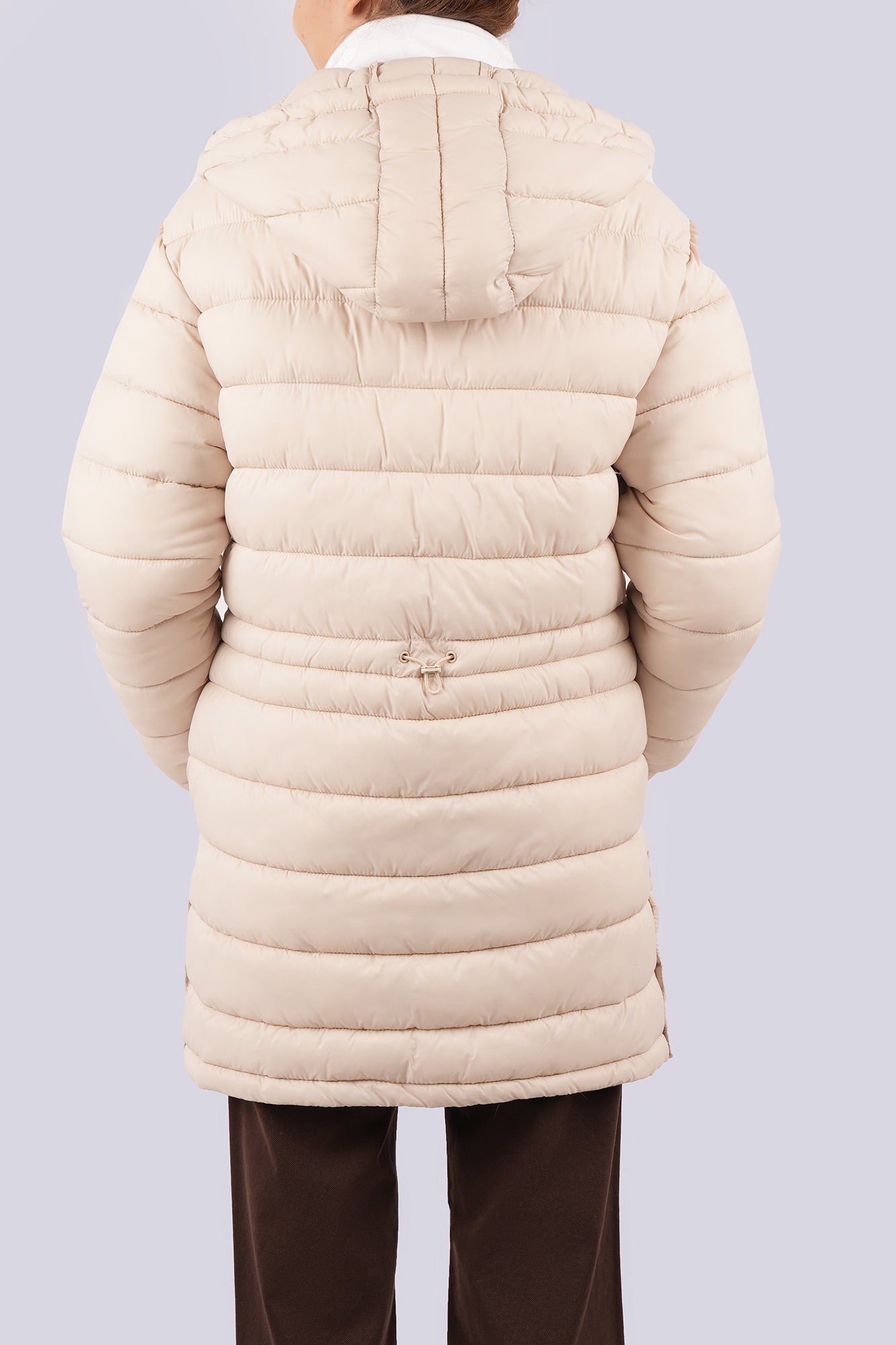 کاپشن بلند ساده زنانه